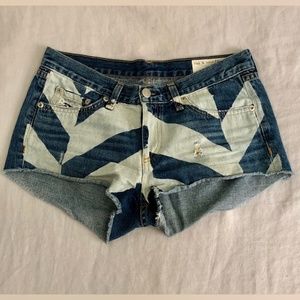 rag & bone/jean Womens Cut-off Shorts Size 25
